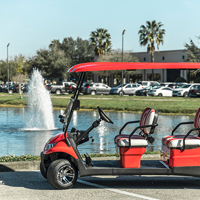 Alternative to valet parking, we have valet alternatives with our golf cart shuttle services. Contact us today for more information. parking@easyparkinggroup.com